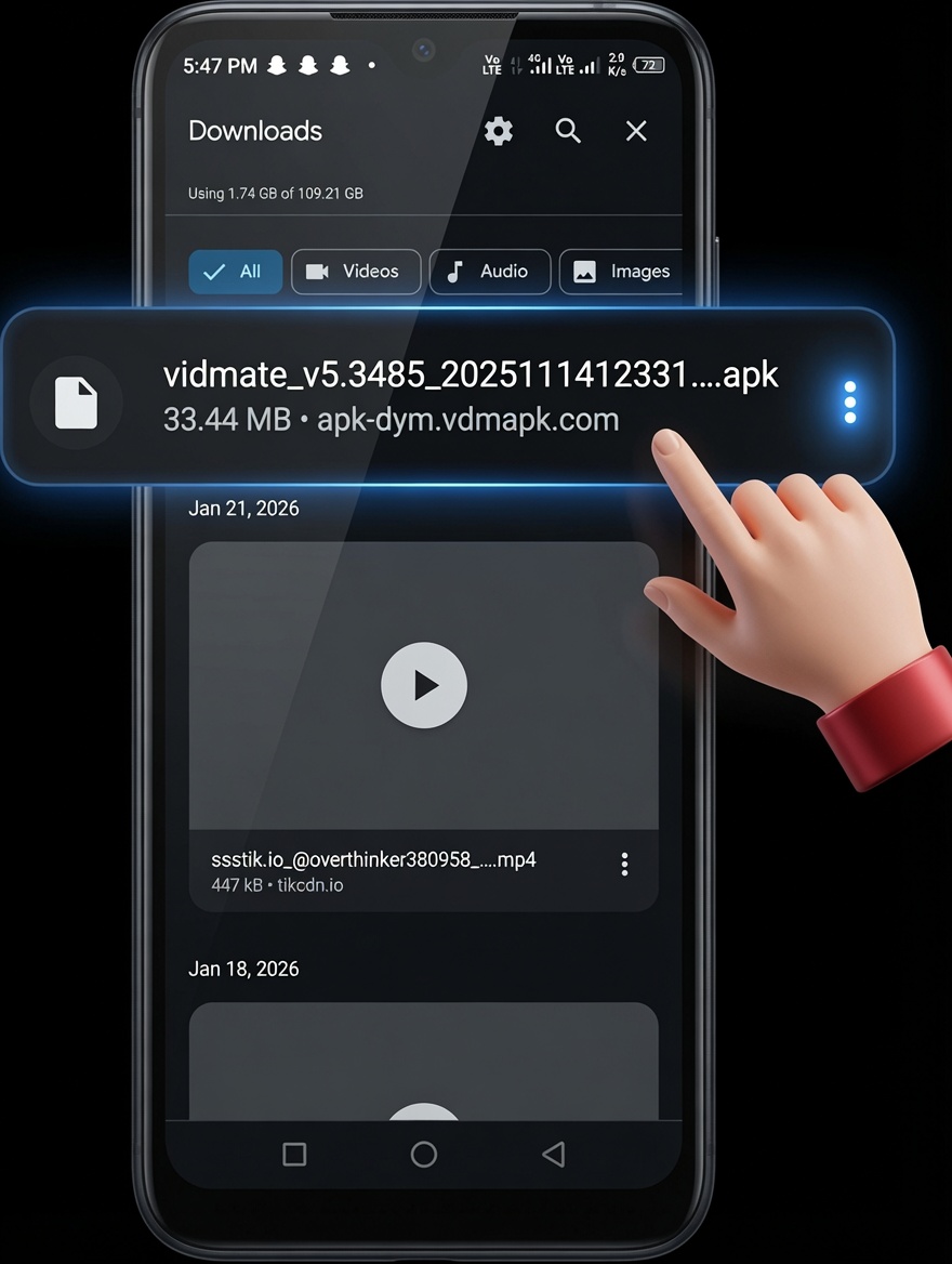 Buka file yang telah diunduh
