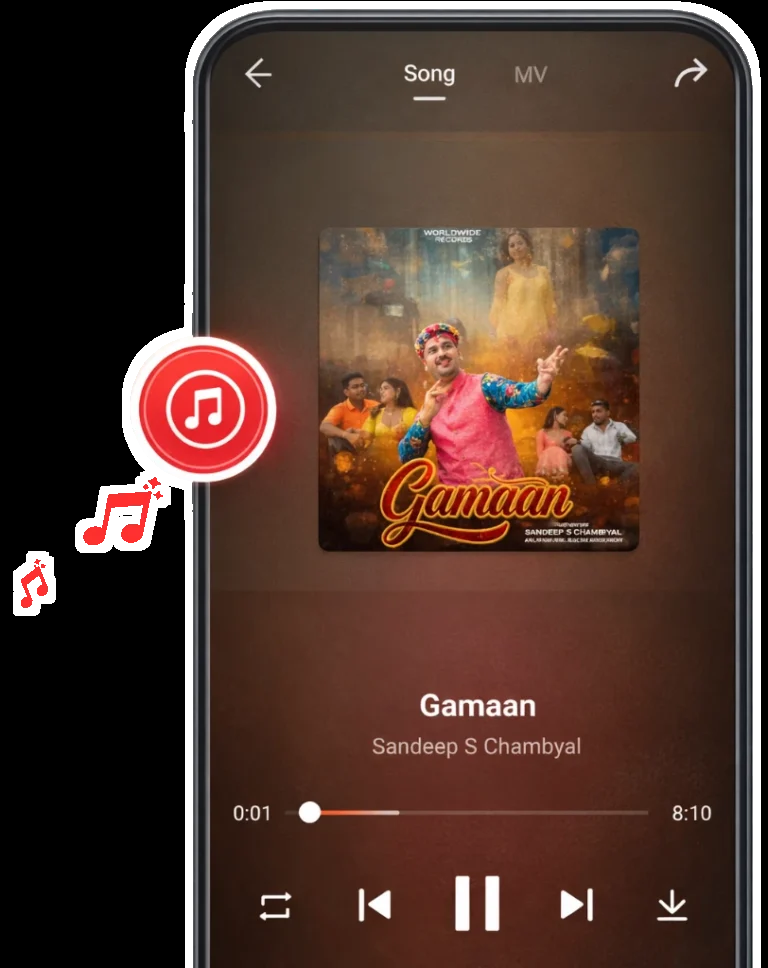 Pemutar musik dan video terintegrasi